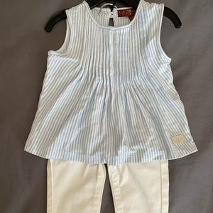 Baby Girl 7 For All Mankind Outfit